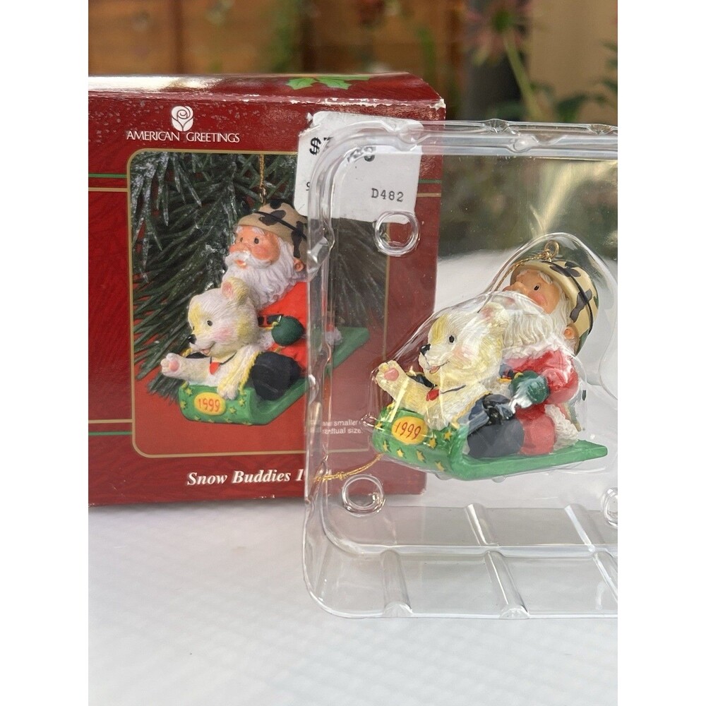American Greetings Operation Santa Snow Buddies 1999 Ornament 4th Anniversary